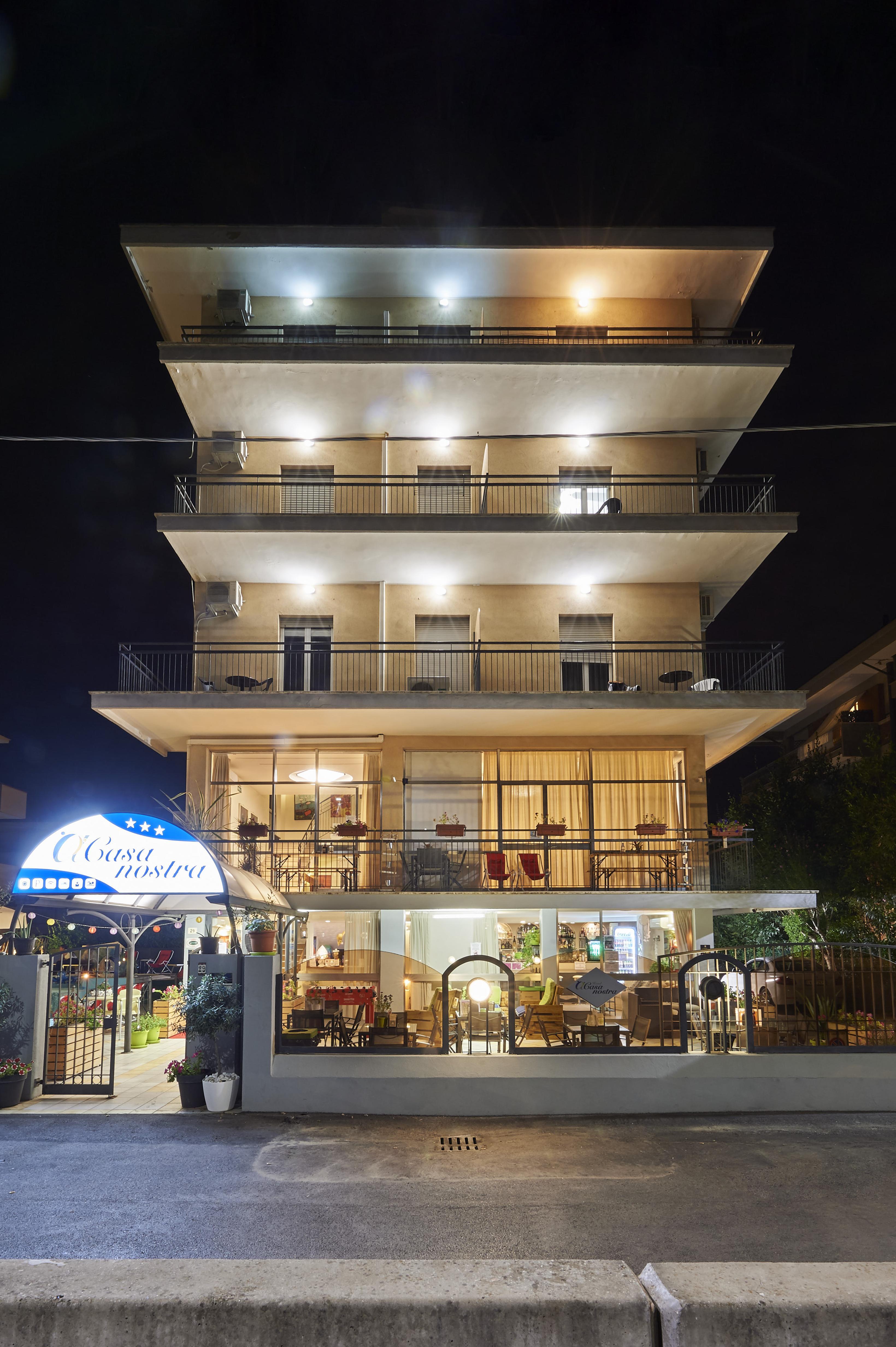 Hotel A Casa Nostra Rimini Exteriör bild